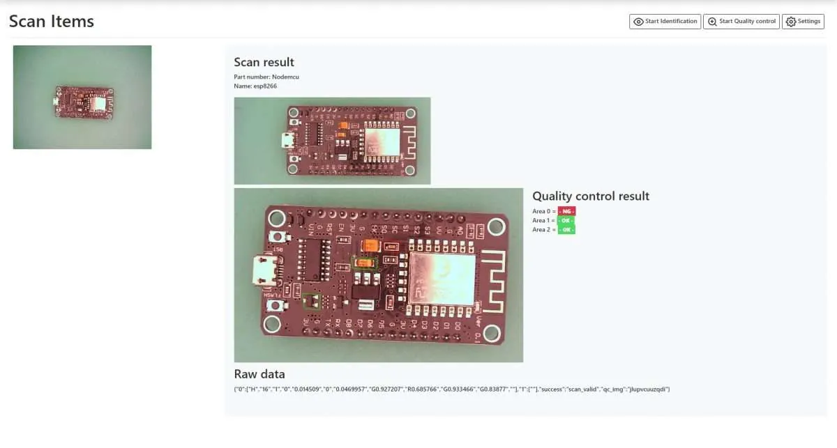 Electronics PCB inspection
